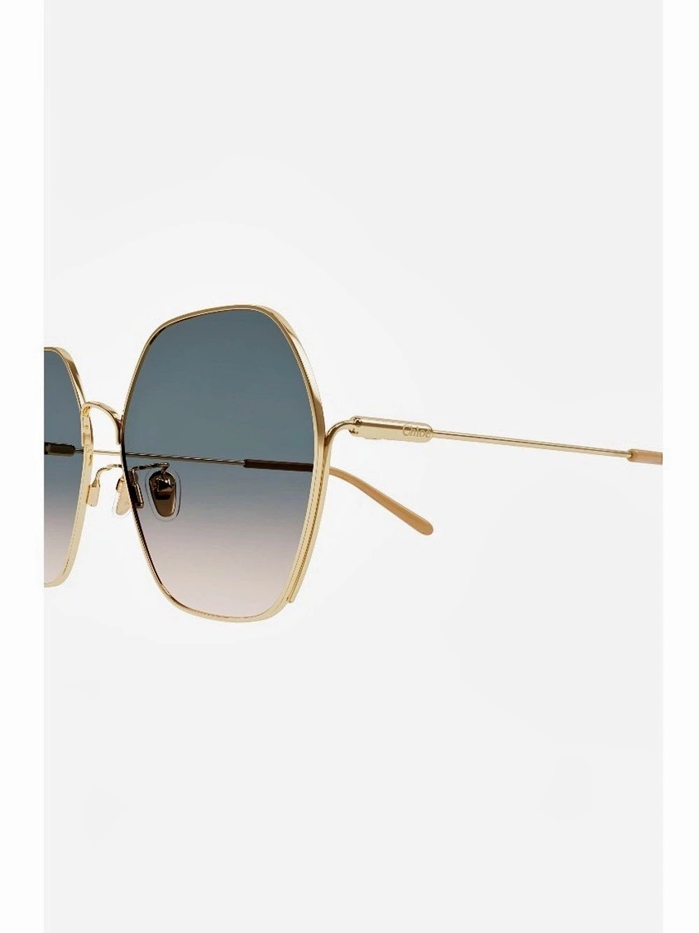 Chloé 61mm Gradient Irregular Round Sunglasses Brand New - Picture 4 of 7